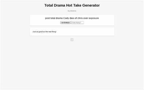 Show HN: Hot Take Generator – Turn your thoughts into hot takes