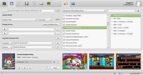 AmigaLive: Front-end for FS-UAE emulator