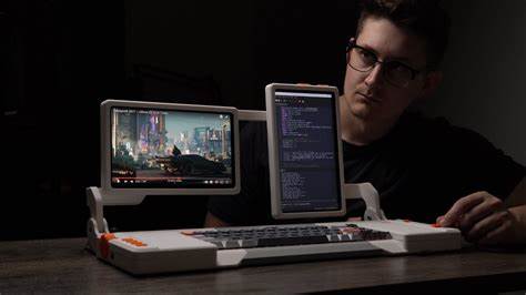 DIY Dual-Screen Cyberdeck: Sleek Design, Ultimate Functionality [video]