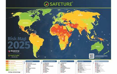 Risk Maps 2025: Safeture Releases Free Global Travel Risk Maps