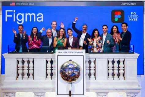 Figma's stock soared in its highly anticipated IPO,market cap instantly hit $45B