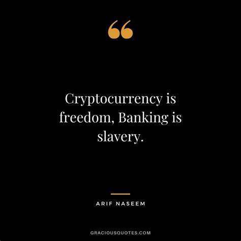 Bitcoin Is A Movement For Financial Freedom. Cryptocurrency Is Not