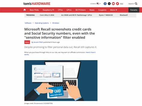 New report alleges MS Recall still screenshots credit card numbers and passwords