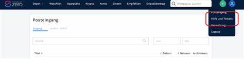 ZERO-Depot: Service und Kontakt - Helpcenter