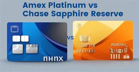 Amex Platinum vs. Chase Sapphire Reserve: Elite travel cards with competing perks