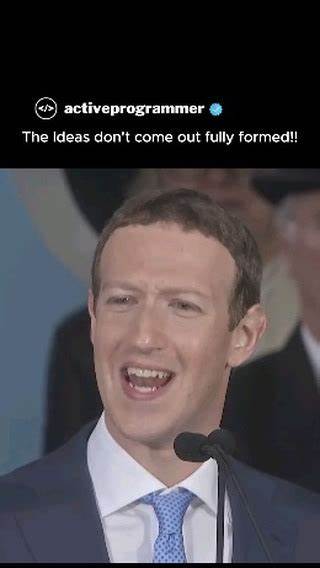 Mark Zuckerberg is out of ideas
