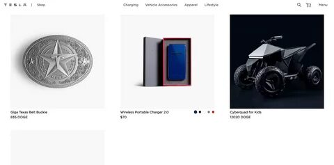 Tesla starts only accepting Dogecoin cryptocurrency for some of its merch - Electrek.co