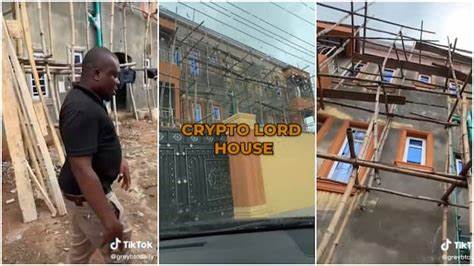 I started with nothing": Nigerian man makes money from crypto, builds mansion - Legit News