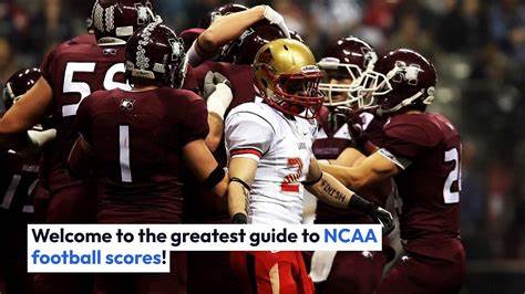 NCAA college football scores