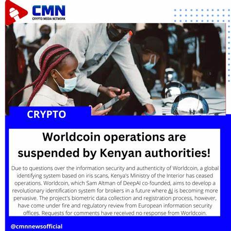 Worldcoin cryptocurrency project suspended in Kenya - Cointelegraph