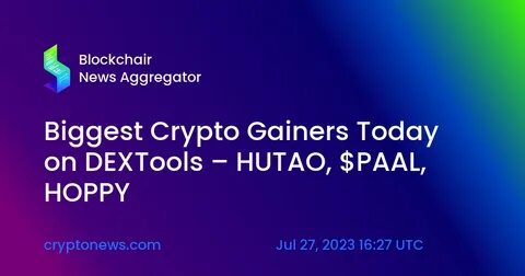 Top Crypto Gainers Today on DEXScreener – MIHURA, LOOPY, MPX6900 - Cryptonews