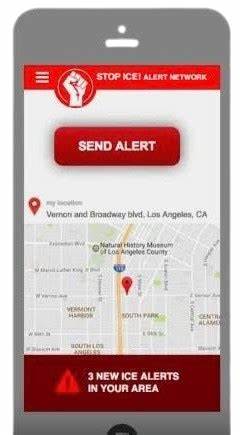 Stop ICE Raids Alert Network lets you send and receive alerts of nearby raids