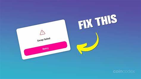 How to Fix "Swap Failed" on Uniswap? - CoinCodex