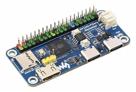 RP2350-PiZero Pairs RP2350 Microcontroller with Raspberry Pi Zero Form Factor