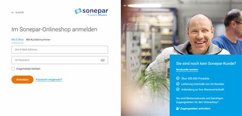 Sonepar - Login Onlineshop