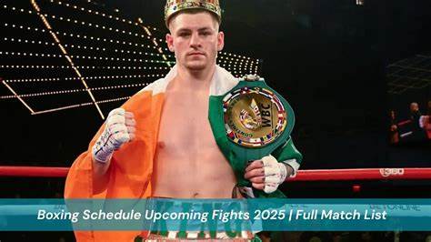 Upcoming Boxing Matches: Schedule for 2025