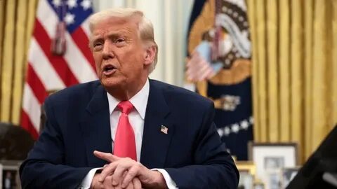 Trump refuses to rule out a recession as tariffs tank stocks