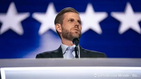 Eric Trump Allegedly Confirms U.S.-Based Crypto Projects Will Benefit From Zero Capital Gains Tax - TheStreet