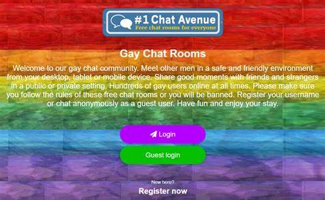Gay Chat: Room Rules - #1 Chat Avenue Forums
