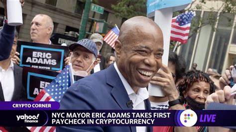 New York City Mayor Eric Adams converts his first paycheck into cryptocurrency - CBS News