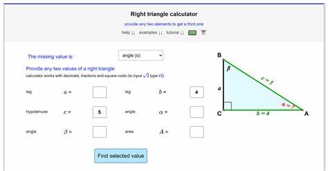Show HN: A simple right-angle calculator