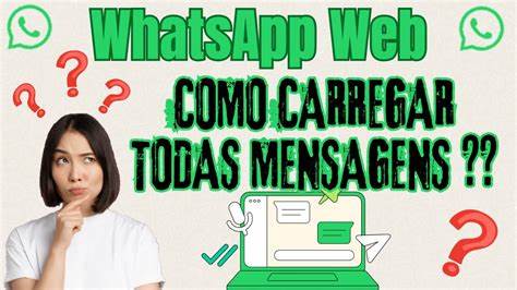Whatsapp Web não carrega as mensagens; o que fazer?