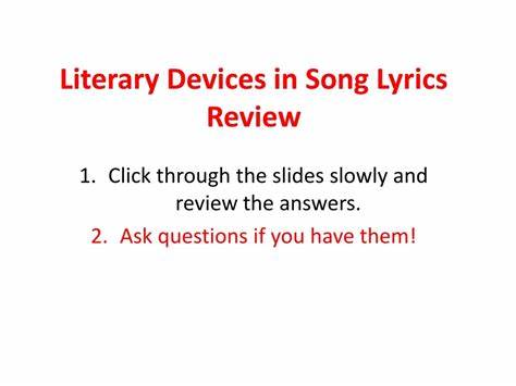 Song Lyrics Review