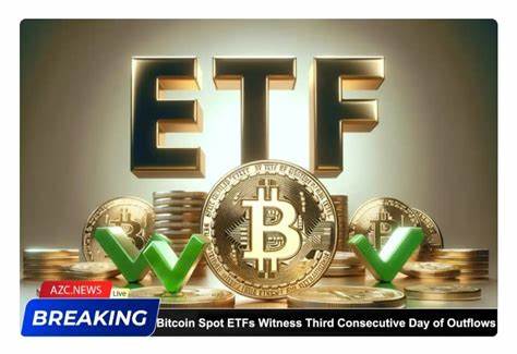 US spot bitcoin ETFs see third straight day of outflows with $54 million exiting - The Block