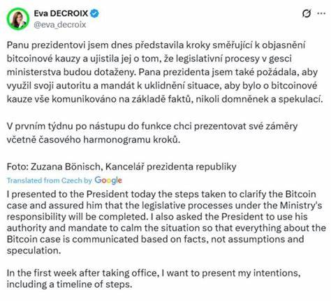  Czech gov’t resists 4th overthrow attempt amid $45M Bitcoin scandal 