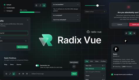 Radix UI – open-source component library
