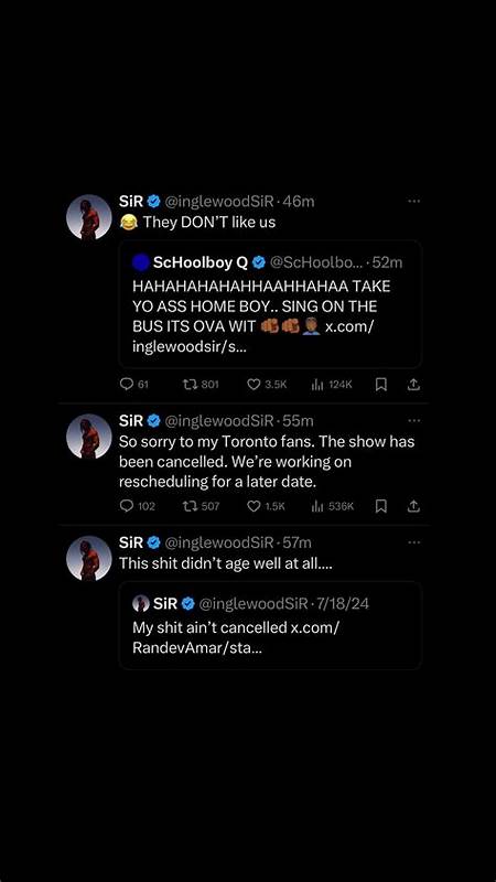 SiR Reacts To His Toronto Show Getting Cancelled: “They DON’T Like Us!” - Vibe