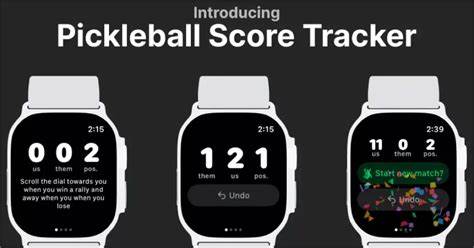 Show HN: PickleWatch – Apple Watch app for tracking pickleball games