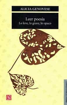 Alicia Genovese: Leer poesía, lo leve, lo grave, lo opaco ... - Blogger
