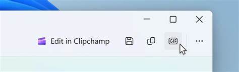 GIF export in Snipping Tool begins rolling out to Windows Insiders