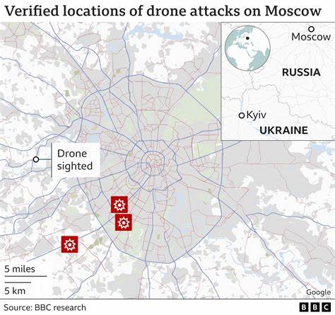 Russia downed three drones targeting Moscow, mayor says