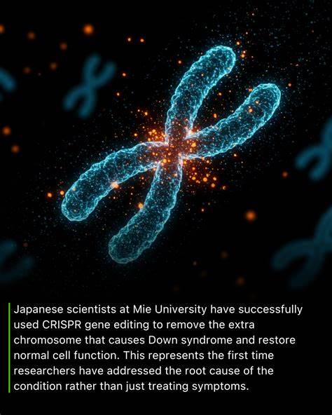 Japanese scientists use CRISPR to eliminate Down syndrome