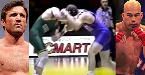 Chael Sonnen vs. Tito Ortiz in college wrestling match