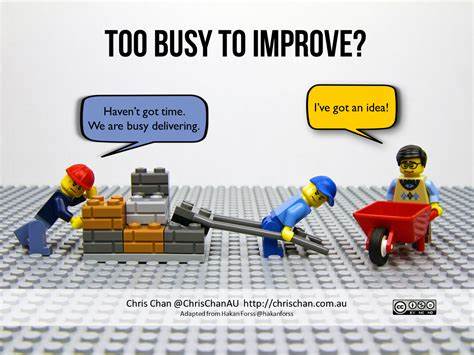 We don't notice slow improvement