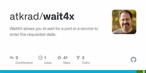 Wait4X allows you to wait for a port or a service to enter the requested state