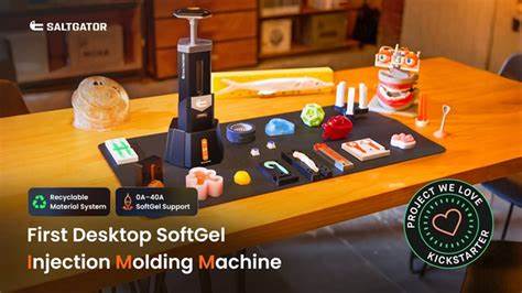 The Saltgator: A Desktop SoftGel Injection Molding Machine