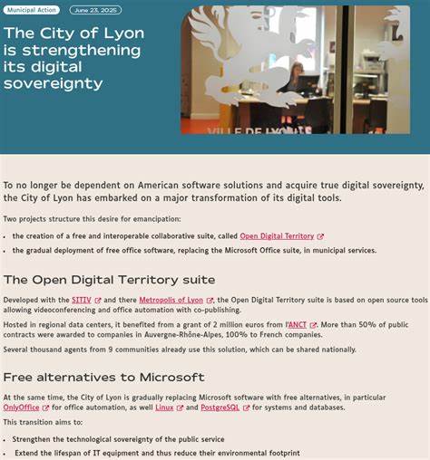 French City of Lyon Kicks Out Microsoft