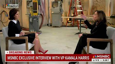 Kamala Harris interview shows she has nothing to say — even to a lapdog journo like Stephanie Ruhle