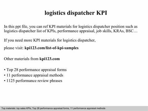 The KPI Breakdown Every Dispatcher Should Know