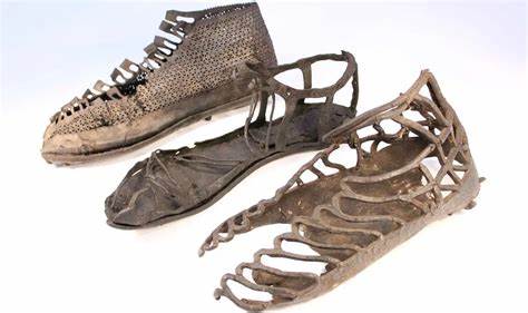 Discovery of ancient Roman shoes leaves a big impression
