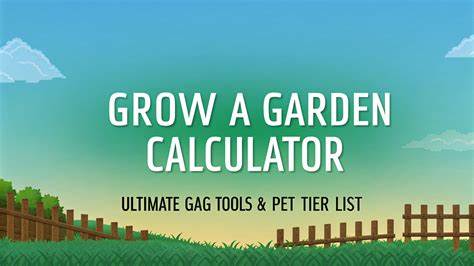 GAG Pet Weight Calculator - Grow A Garden