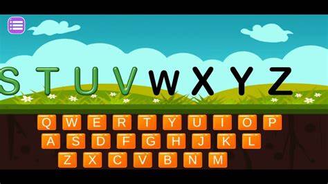 A Game About Typing the Alphabet