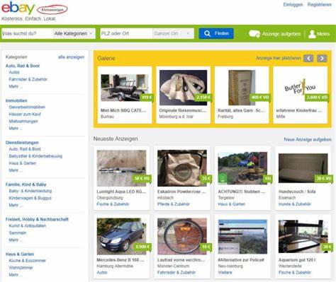 Kostenlosen kleinanzeigen.de