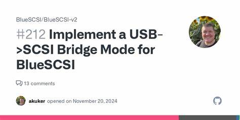 BlueSCSI-v2: USB to SCSI Bridge Mode