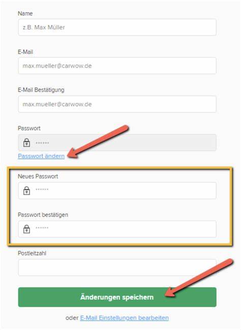Mein EWE - Passwort vergessen