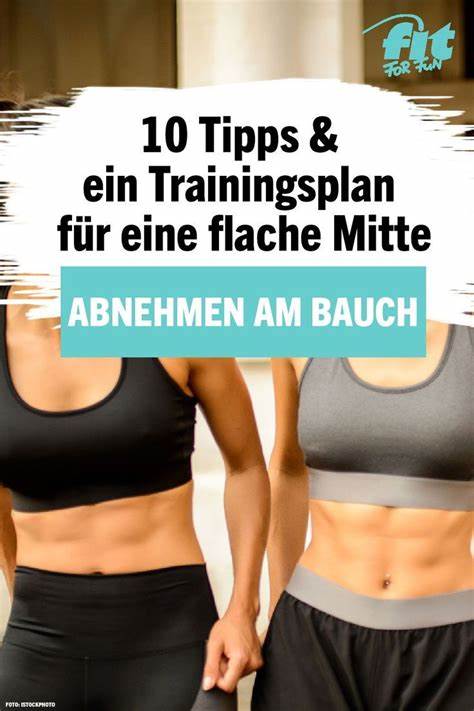 Abnehmen am Bauch: 10 Tipps & Trainingsplan für einen flachen Bauch